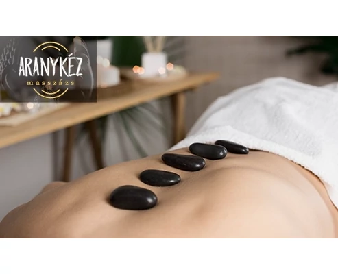 60 perces lávaköves masszázs