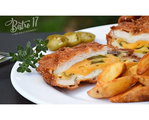 Kétszemélyes tál választható itallal és desszerttel a Bistro 17-ben