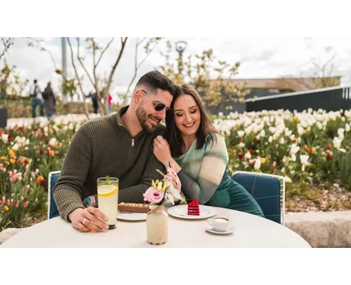 Közös brunch a Citadella Kávézóban, Budapest panorámájával, Citadella Kávézó