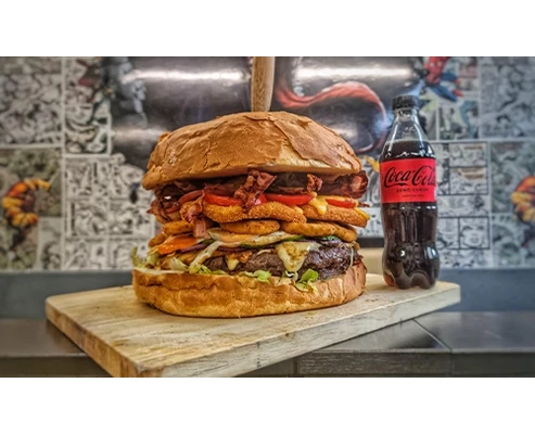 Páros hamburger menü üdítővel, hozzá választható Milkshake vagy Smoothie-val