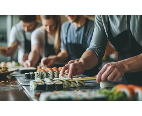 Páros exkluzív sushi workshop a Hanami Étteremben