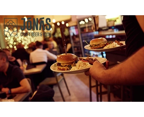 Páros Jónás Craft Beer &amp; Food menü sörrel vagy limonádéval