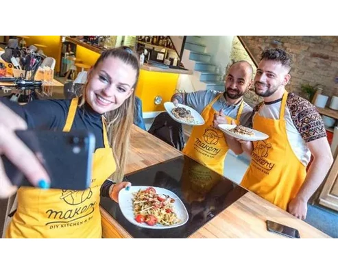 3 fogásos gasztro workshop a Budapest Makery-ben 1 fő részére