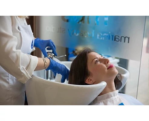Organikus, vegán fejbőr- és hajkezelés - Marina Beauty Studio - 1138 Budapest, Danubius utca 4.