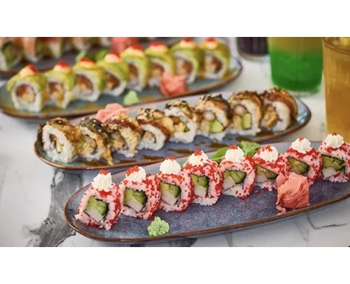 2 fogásos japán sushi élménycsomag desszerttel 2 főre 