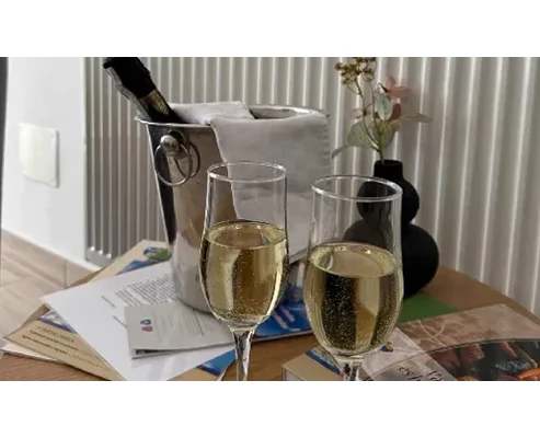 Romantikus pihenés pezsgővel vagy proseccoval