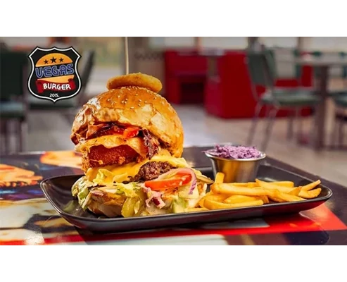 Páros burgerezés amerikai stílusban a Vegas Burgerben!
