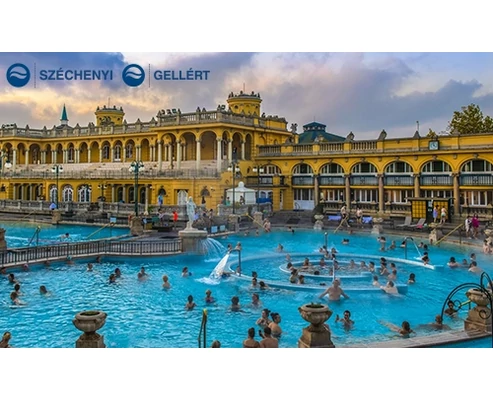  Széchenyi vagy Gellért Gyógyfürdő belepő a hét bármely napján