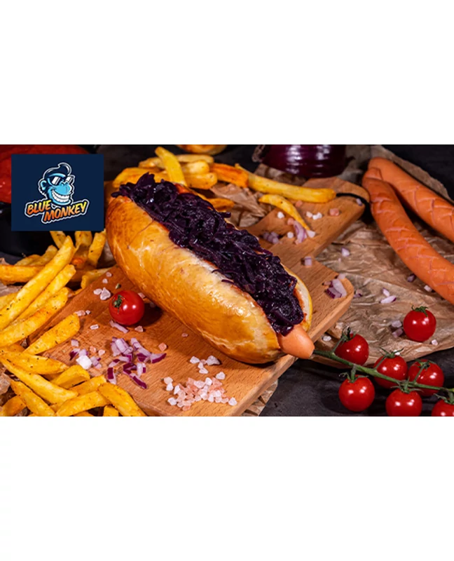 4 amerikai hot-dog menü a Blue Monkey Hot Dog-tól
