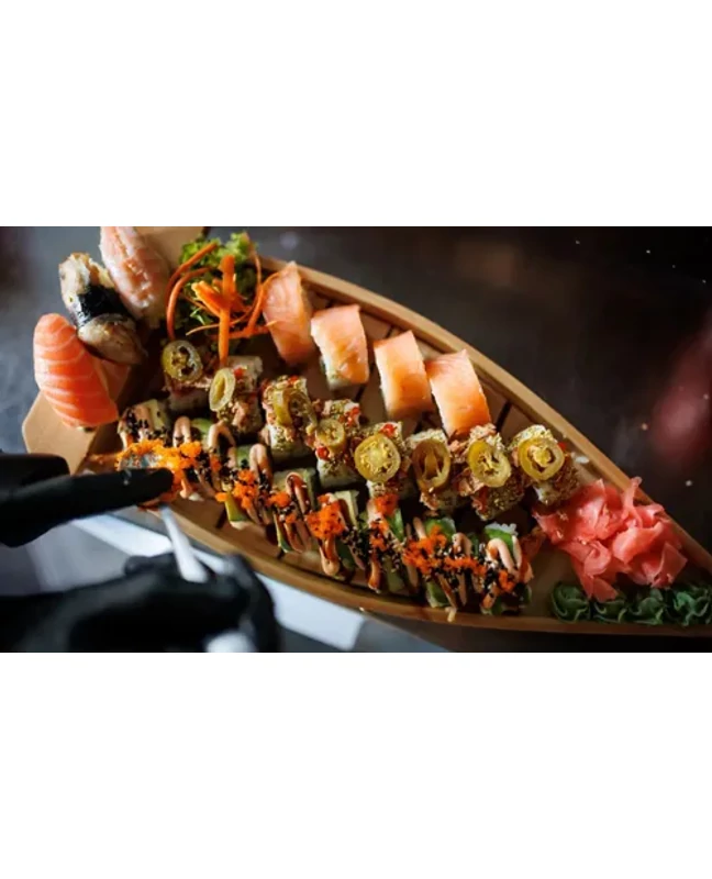 Ázsiai gasztroélmény prémium sushi hajóval a Balaton partján