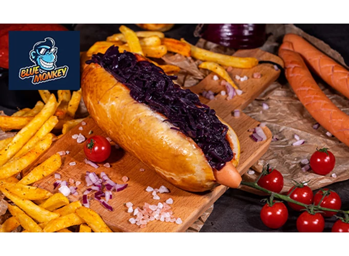 4 amerikai hot-dog menü a Blue Monkey Hot Dog-tól