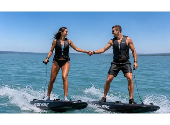 50 perces E-surf kaland a Velencei-tónál 2 fő részére, E-Xtreme