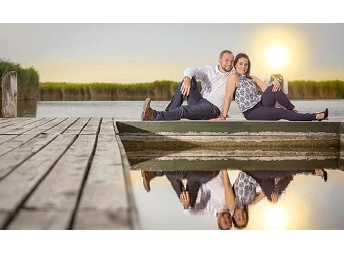 Páros fotózás , műteremben vagy szabadtéren