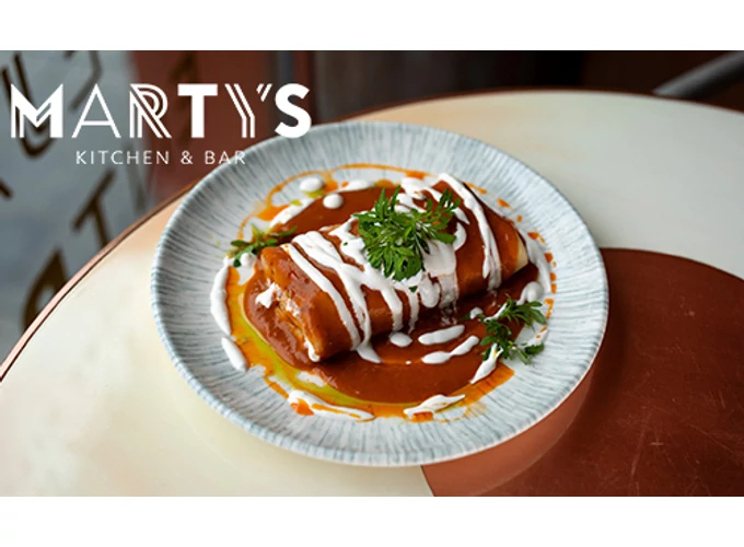 Kétfogásos választható menü a Marty’s Kitchen and Bar-ban