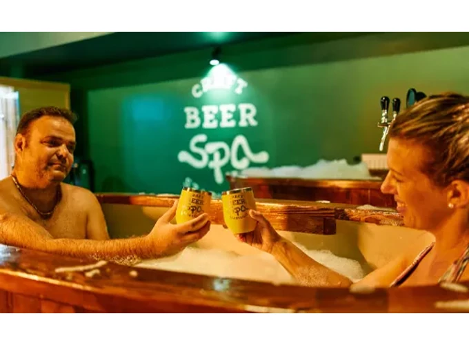 Egyedi Beer Spa wellness-élmény az Öko Park Panzióban