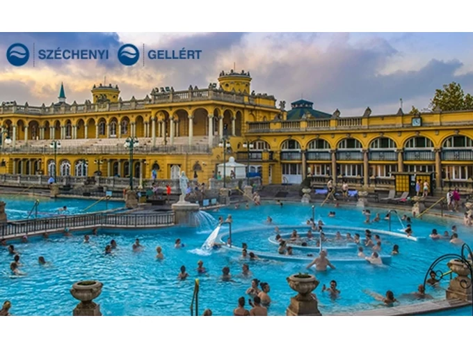  Széchenyi vagy Gellért Gyógyfürdő belepő a hét bármely napján