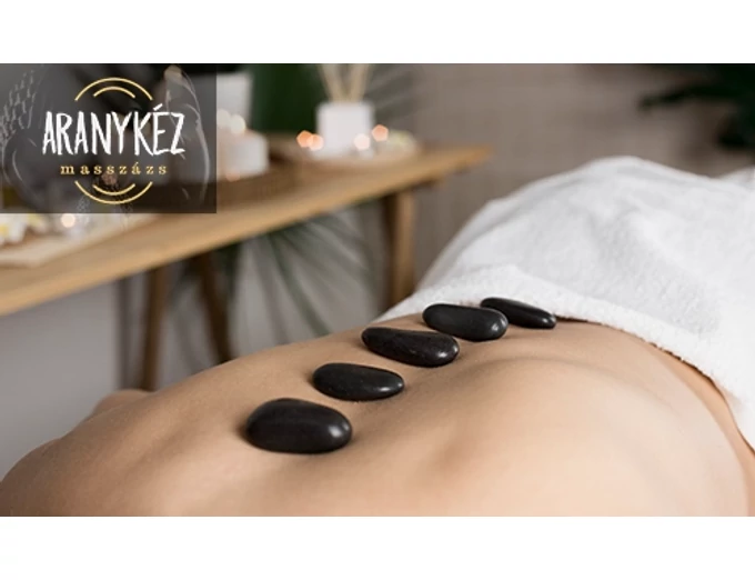 60 perces lávaköves masszázs