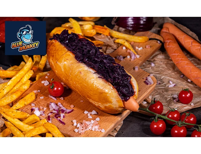 4 amerikai hot-dog menü a Blue Monkey Hot Dog-tól