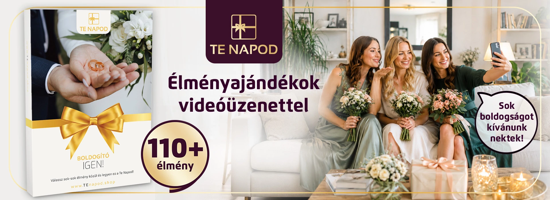 Vidóeüzenet esküvő